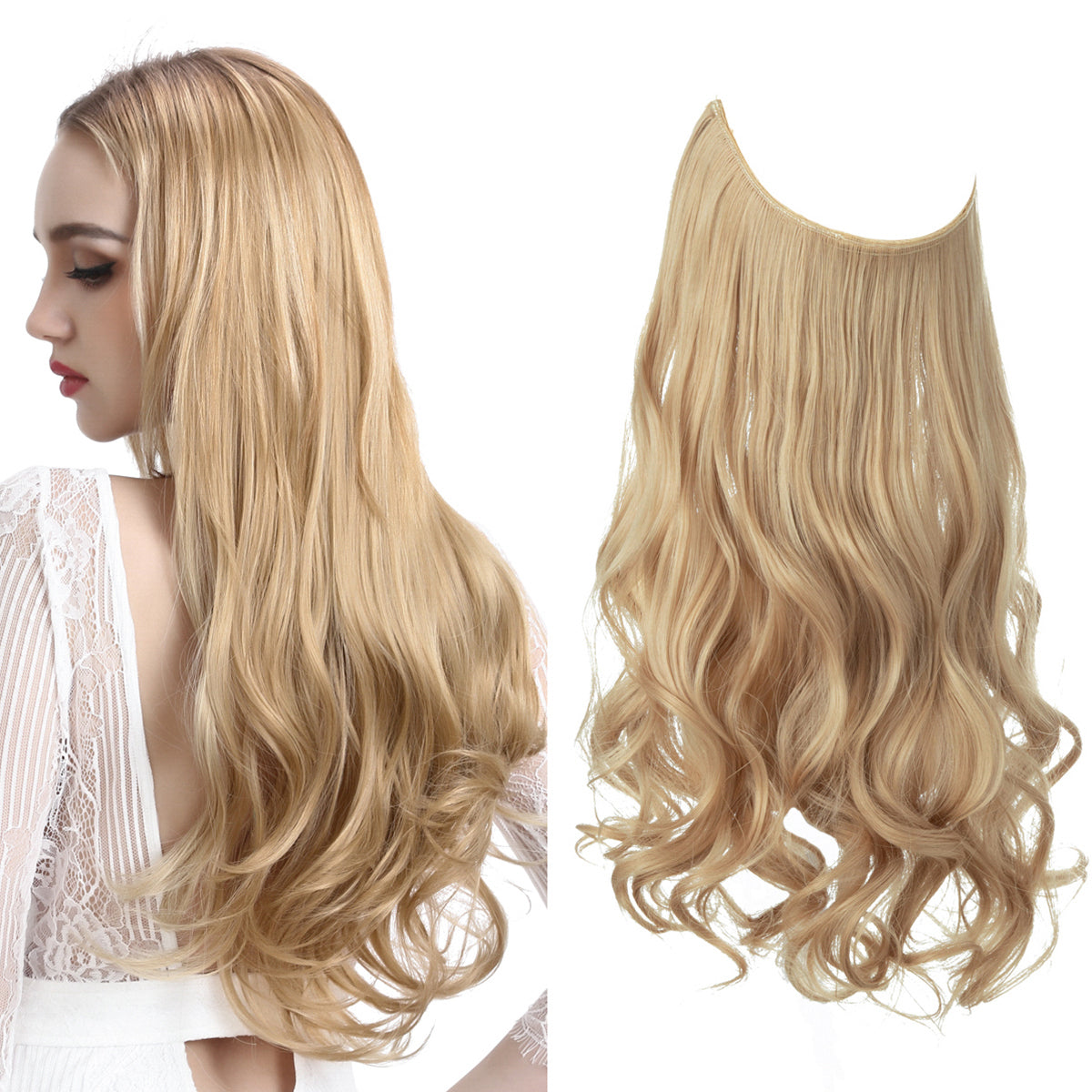 Sandy Blonde Wavy (22 Inch)