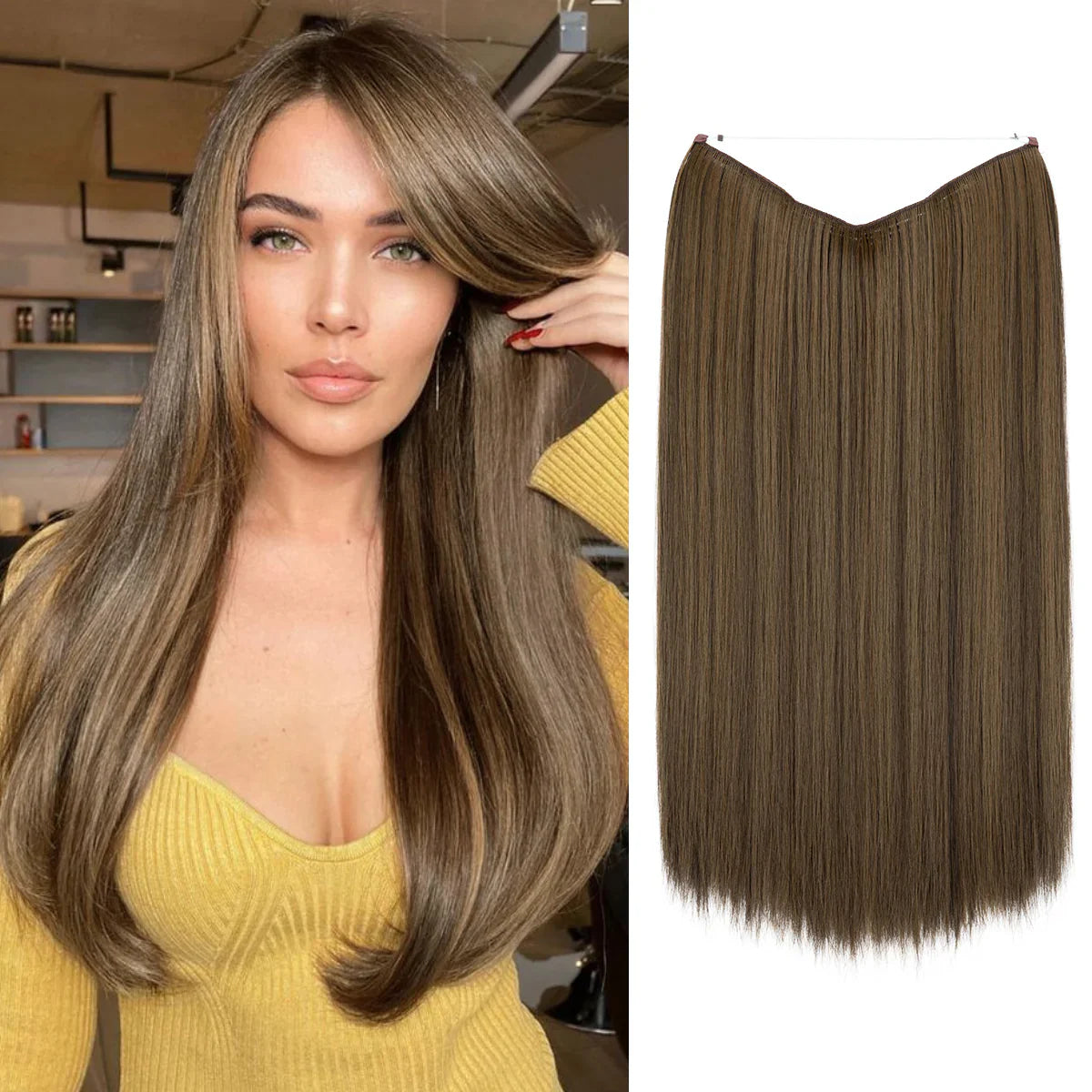 Coffee Brown Straight (16 Inch)