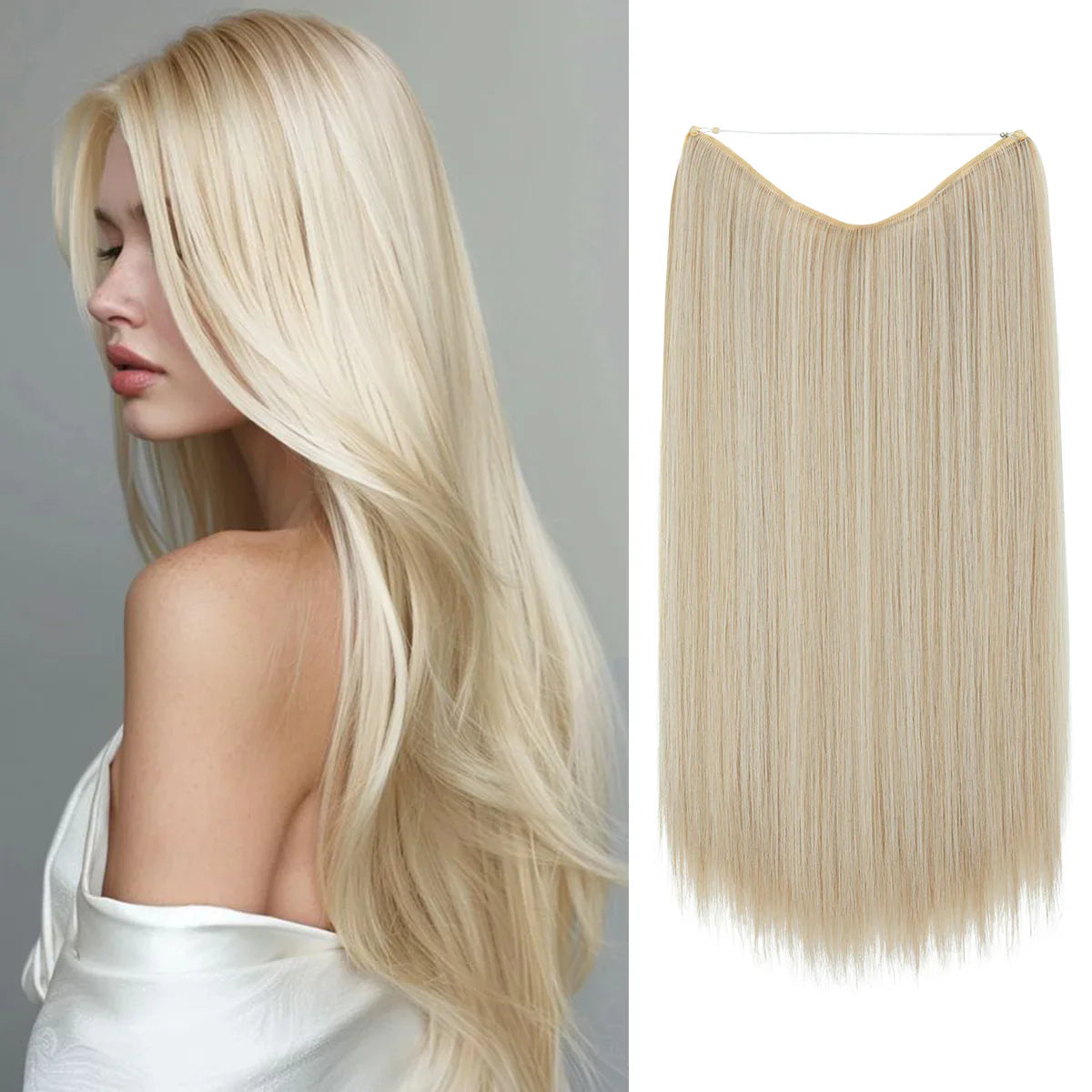 Cream Blonde Straight (18 Inch)