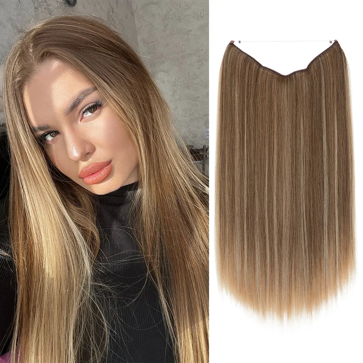 Dark Sand Straight (14 Inch)