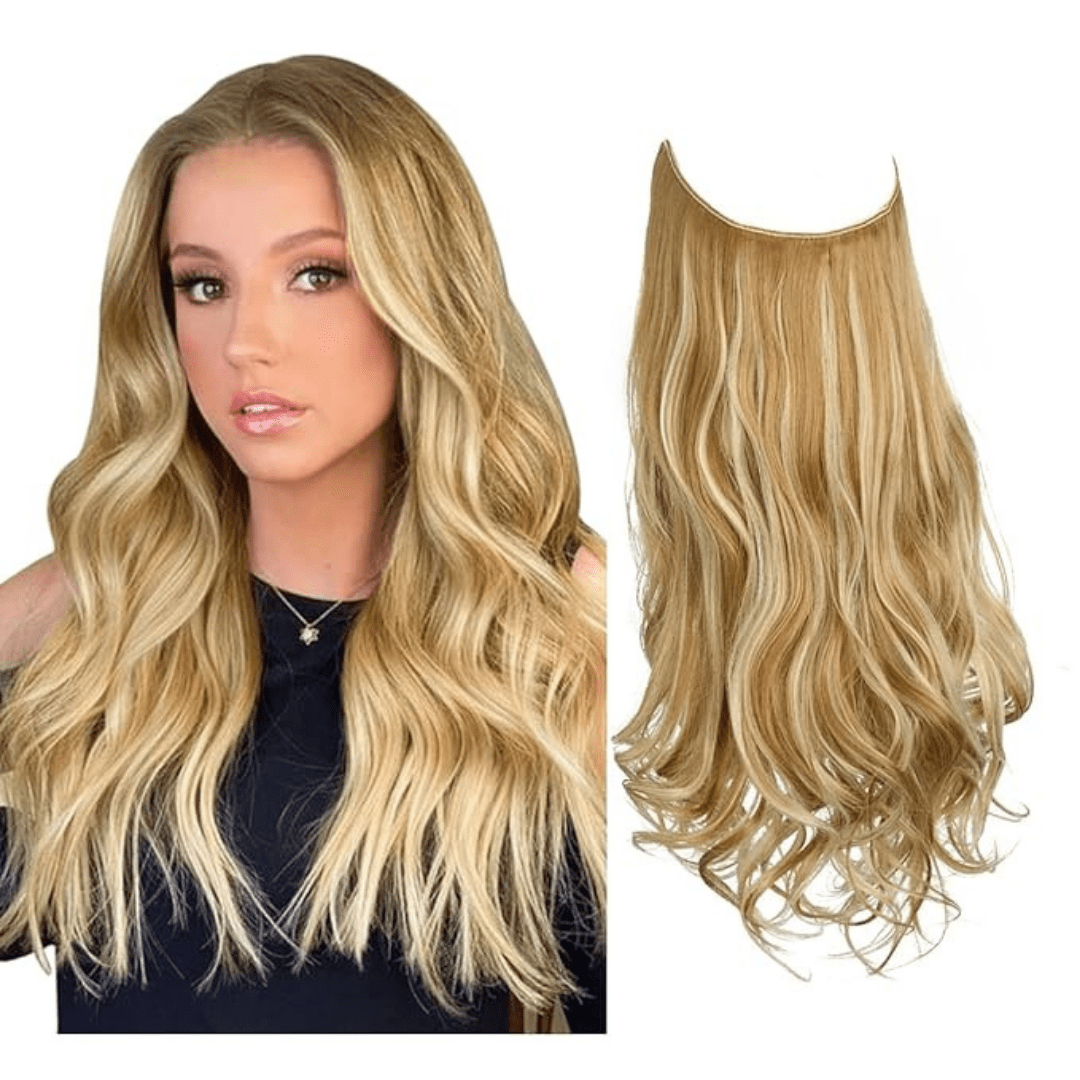 Honey Blonde + 1 FREE HALO / 18 Inch