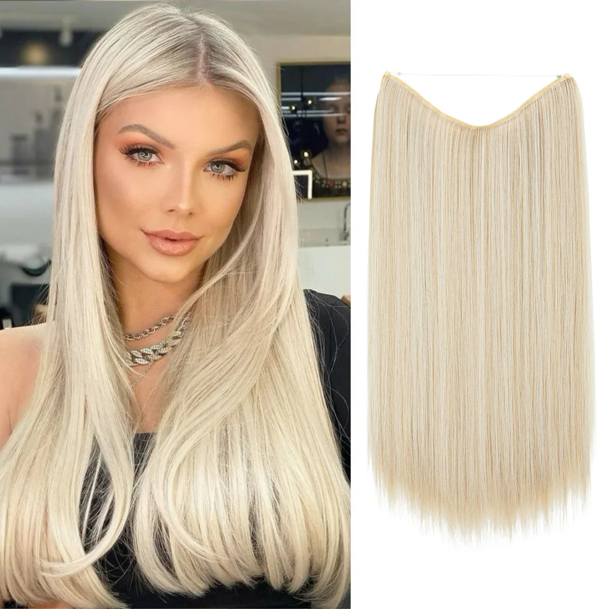 Light Champagne Straight (18 Inch)