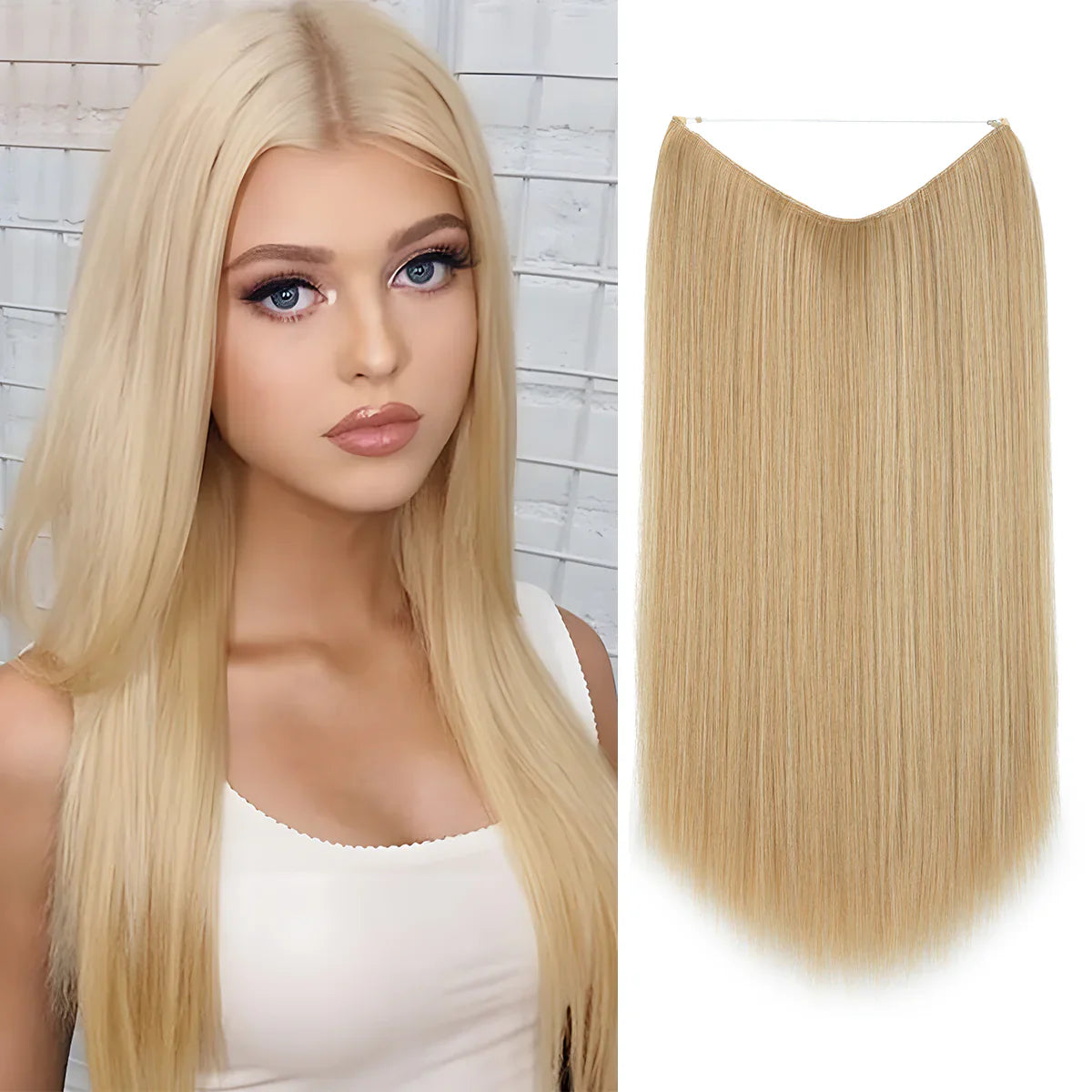 Light Honey Blonde Straight (16 Inch)